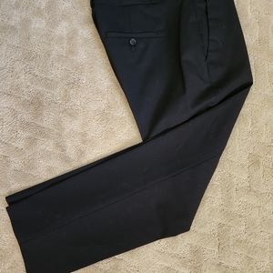 Banana Republic Avery Slim Wool Blend Pant in Black